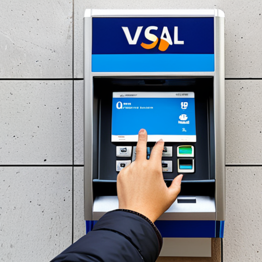 Smart Debit Card Use in Italy**

A person, holding a debit card, stands in front of a typical Italian "bancomat" (ATM).  The background subtly highlights common debit card fees (prelievo altra banca, commissioni di gestione) with small, stylized icons.  The person has a thoughtful expression, symbolizing awareness.  The overall style is clean and informative, like a modern infographic. Add "safe for work," "appropriate content," "fully clothed", "professional", "modest", "family-friendly", "perfect anatomy", "correct proportions", "natural pose", "well-formed hands", "proper finger count", "natural body proportions."

**