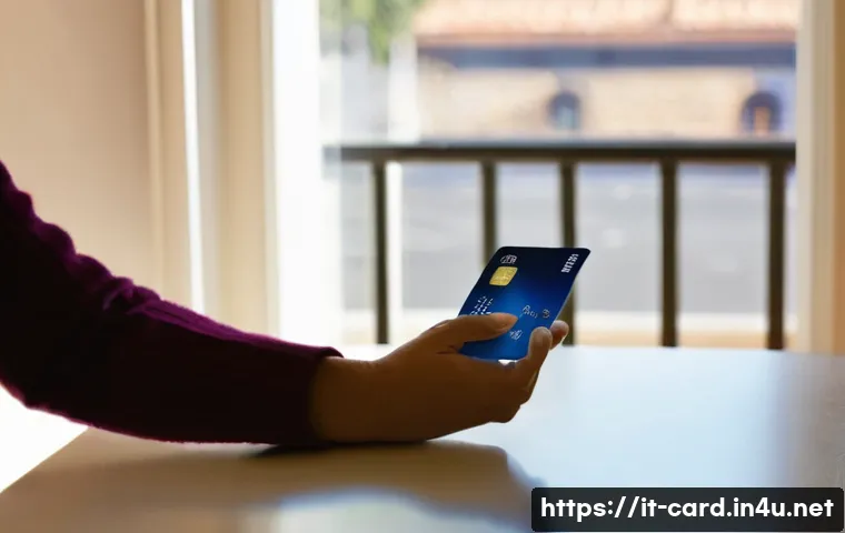 신용카드 발급 소요 시간 - **Prompt 1: The Eager Wait for the New Credit Card**
    "A vibrant, realistic photograph featuring ...